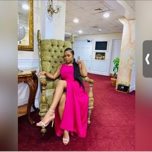 Beautiful hot pink gown